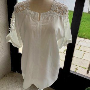 YEMAFUSHI WITHE WOMEN BLOUSE XXL